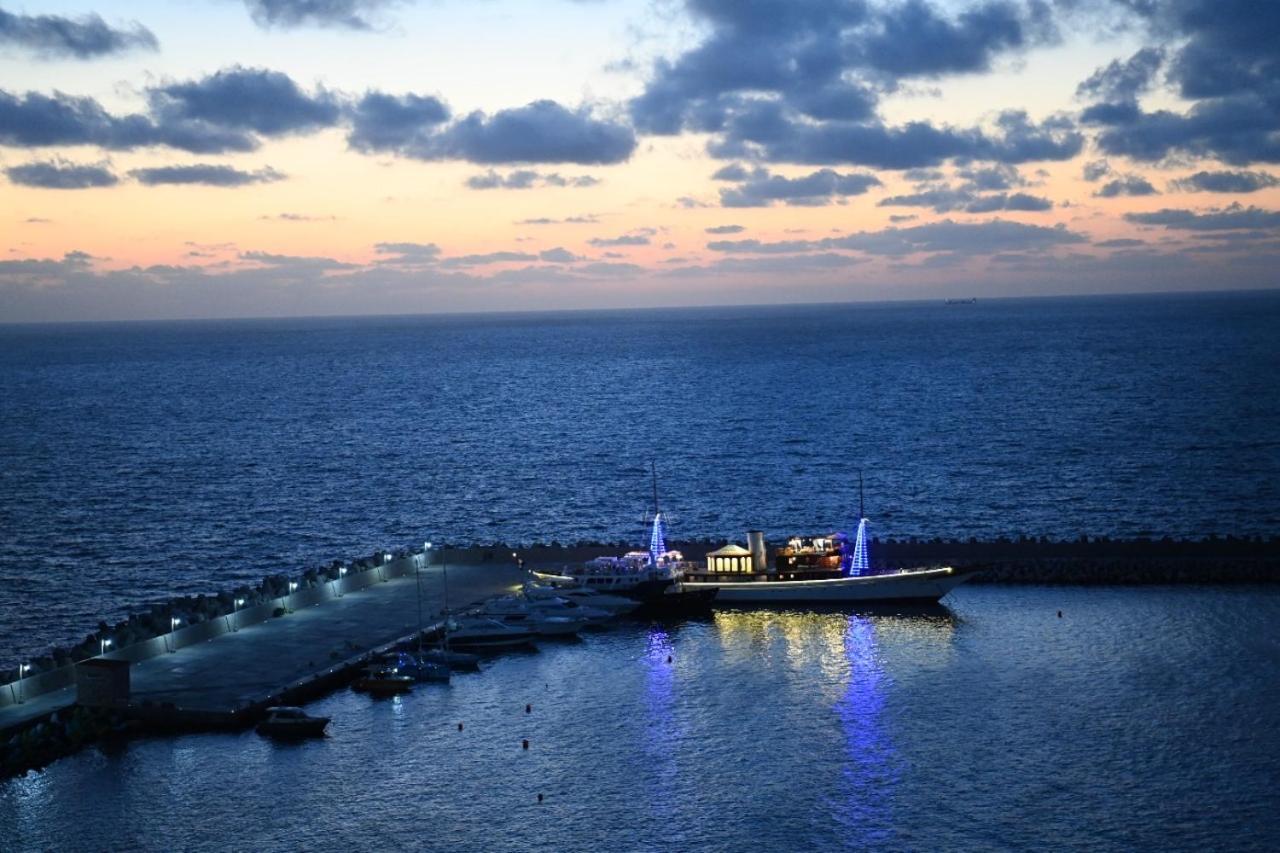 Fleet Club Mahrousa Alexandria Exterior photo The port of Limassol at night
