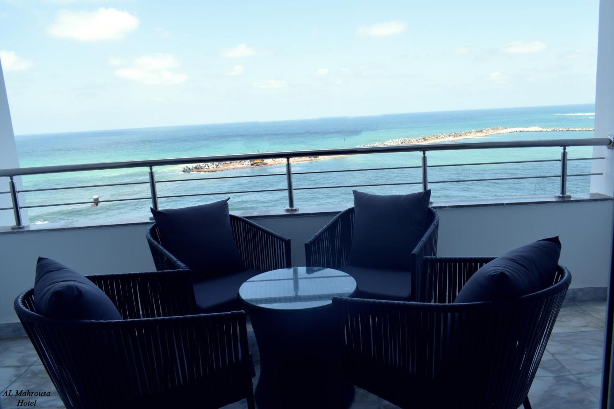 Fleet Club Mahrousa Alexandria Exterior photo View from the balcony of a suite at the Hilton Colombo